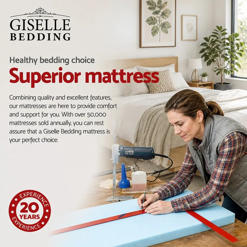 King Mattress Ultra Firm 24cm Pocket Spring Support Grey