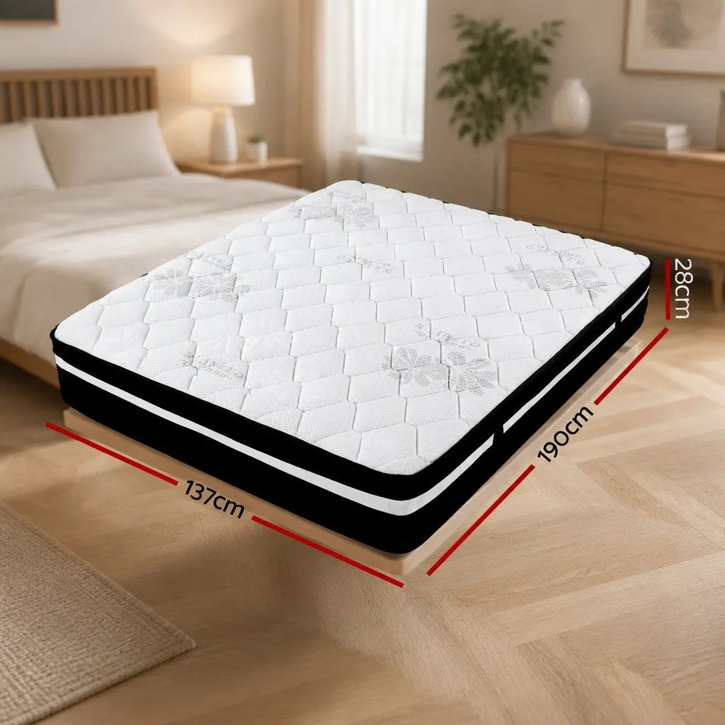 Double Mattress Ultra Firm 28cm Pocket Spring Sleep Support