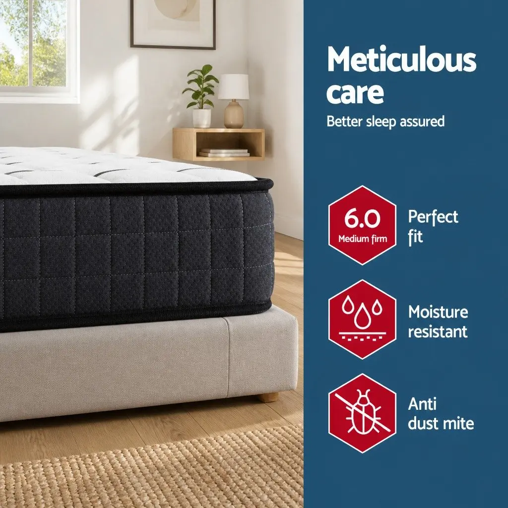 Double Mattress Medium Firm Bonnell Spring 16cm