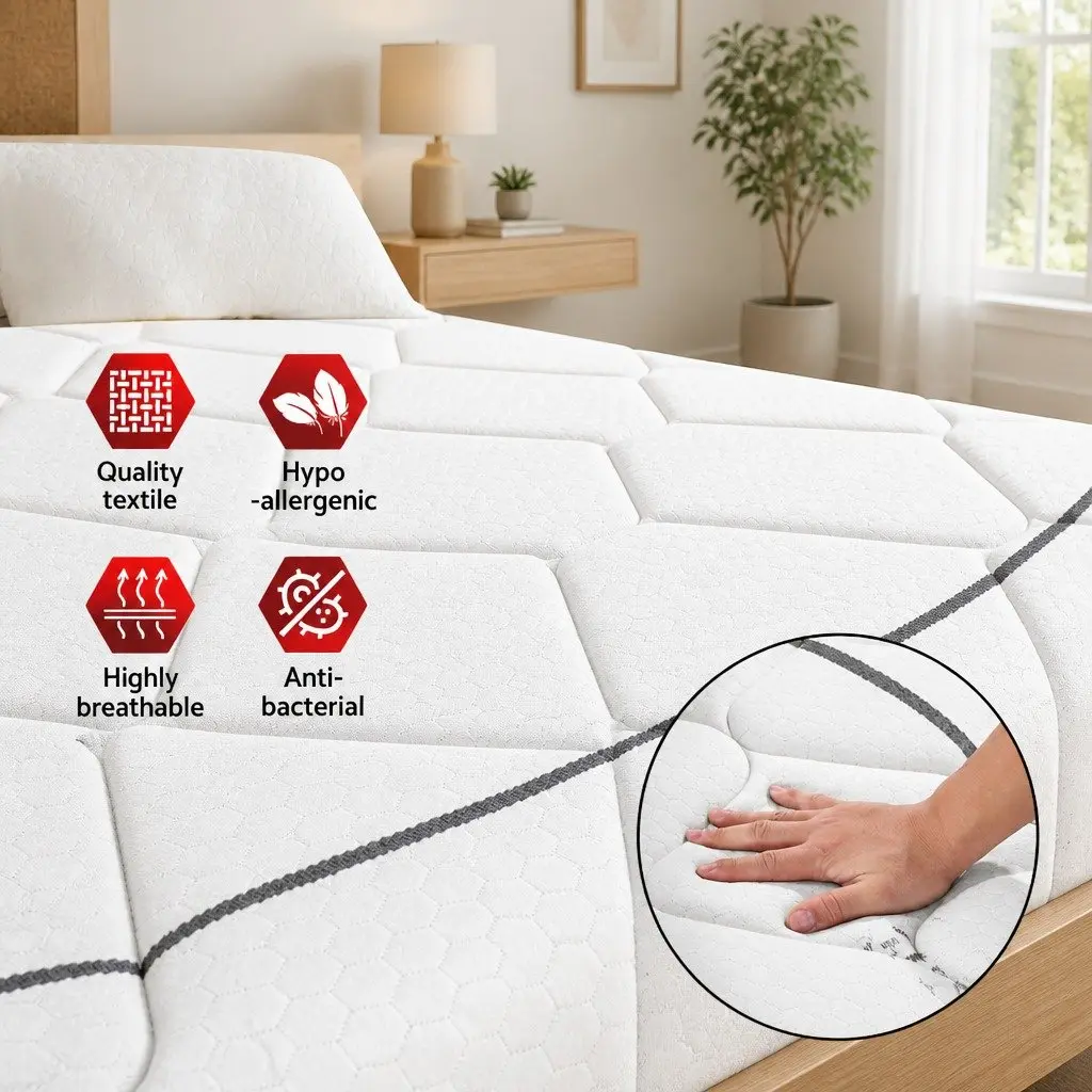 Double Mattress Medium Firm Bonnell Spring 16cm