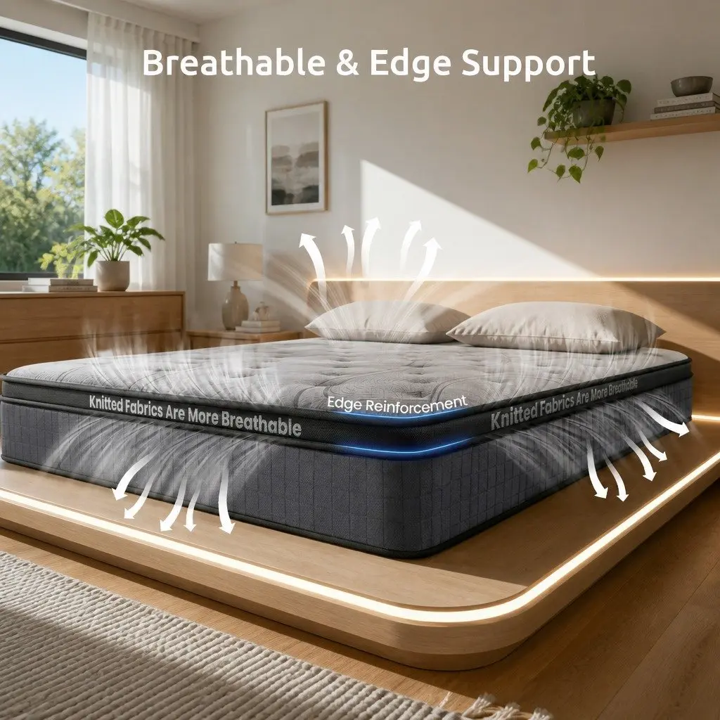 Single Mattress 33cm 7-Zone Pocket Spring 8.0 Extra Firm Dual-Row Edge Support