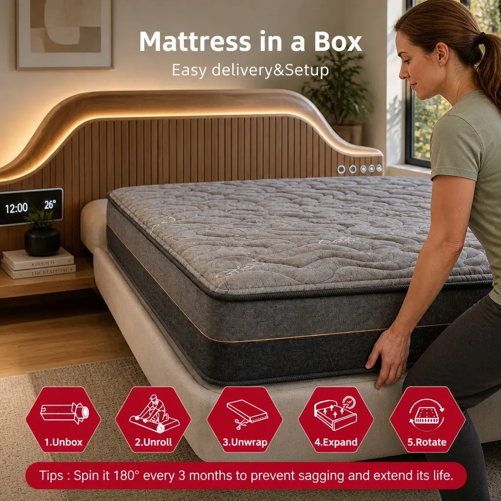 King Single 25cm Hybrid Mattress