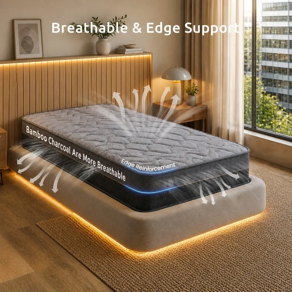 King Single 25cm Hybrid Mattress
