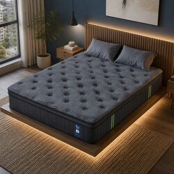 King Mattress 34cm Hybrid Pocket Spring Gel Memory Foam 5-Zone Pressure Relief