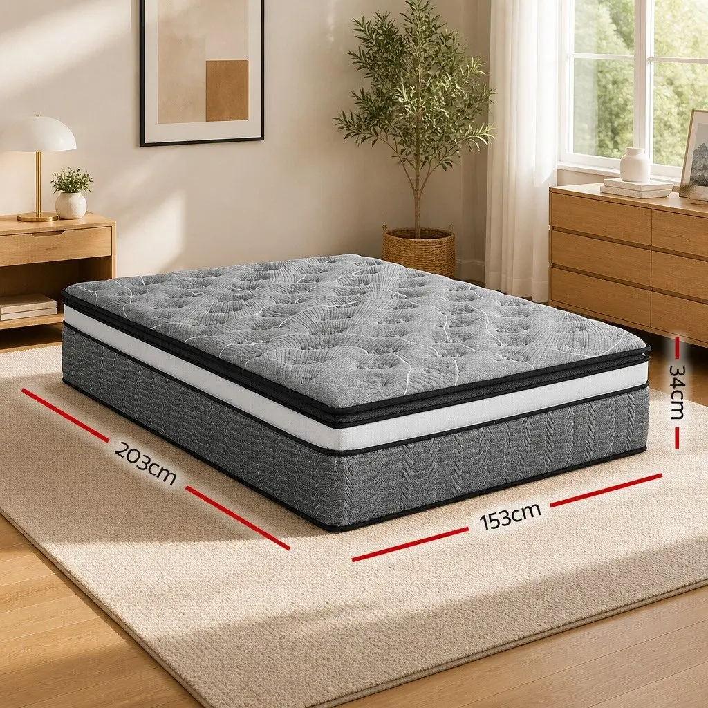 Pocket Spring Queen Mattress with Bamboo Knitted Cover