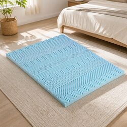 Comfort with the 11-Zone Memory Foam Mattress Topper