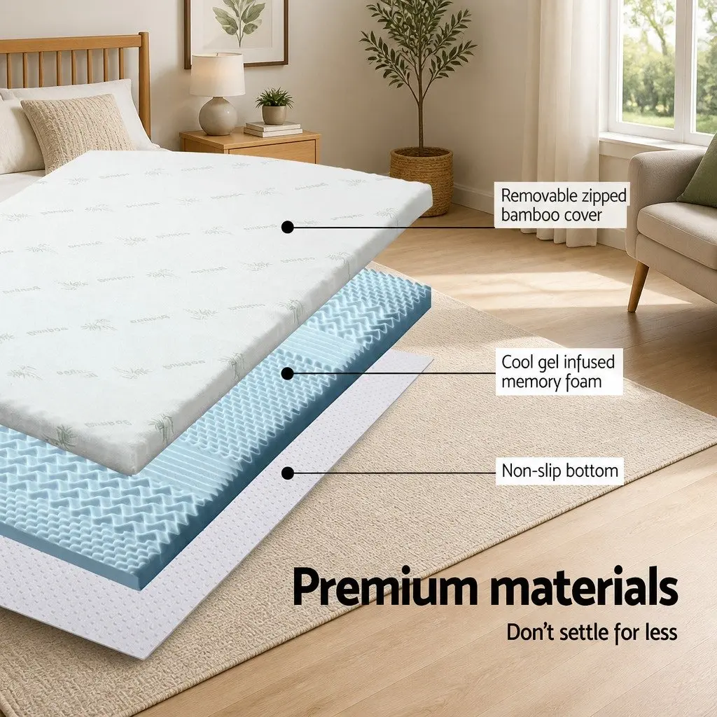 Queen Memory Foam Mattress Topper