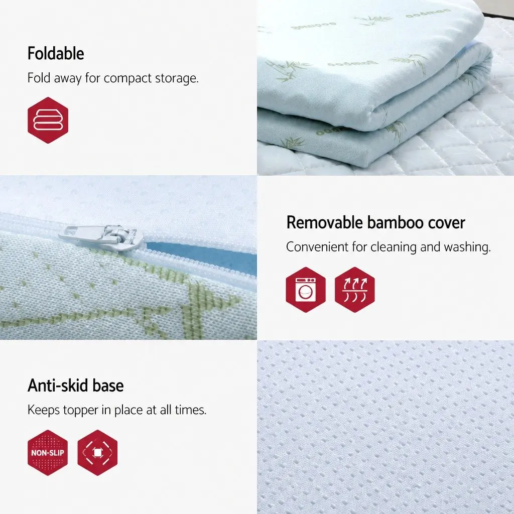 Memory Foam Mattress Topper for Sleep