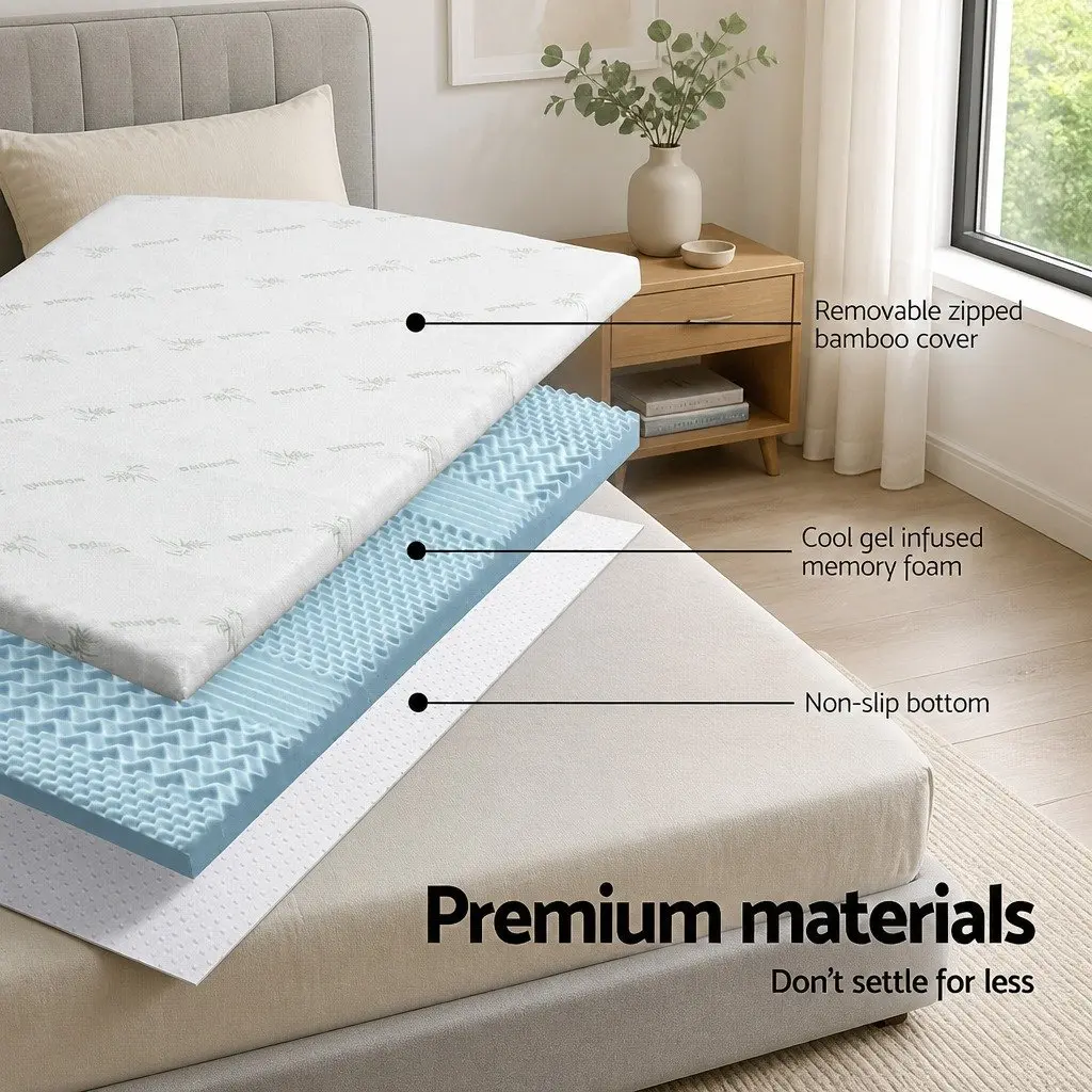 Memory Foam Mattress Topper for Sleep
