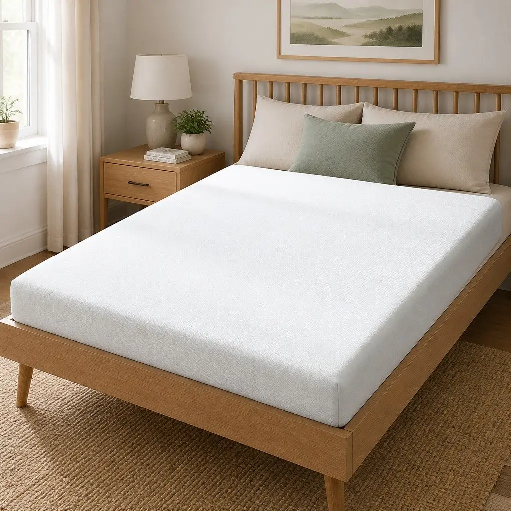 Memory Foam Mattress Topper Cool Gel Bamboo Cover 10cm