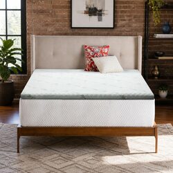 Comfortable Double Bed Gel Memory Foam Topper for You