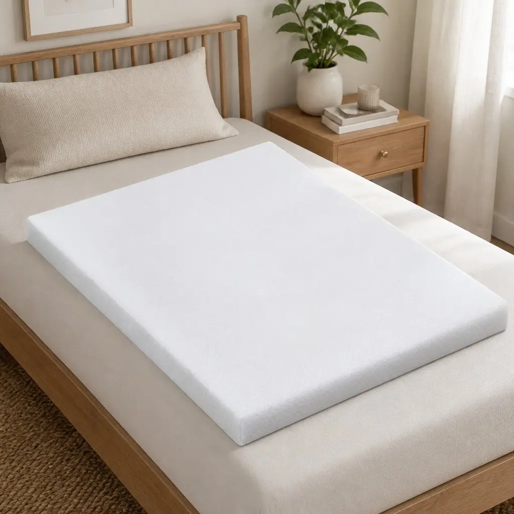 Memory Foam Mattress Topper Gel Infused King Size 8cm Removable Cover
