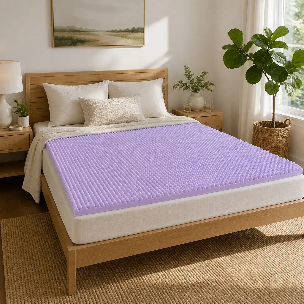 King Lavender Infused Memory Foam Topper