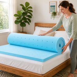 Discover Comfort with Our 5cm Double Bed Memory Foam Topper