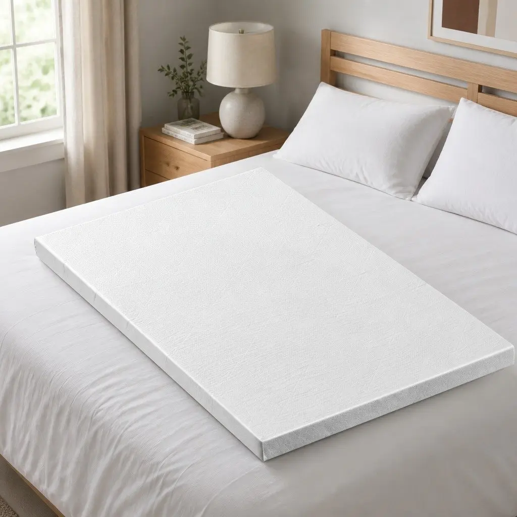 Memory Foam Mattress Topper 8cm King Single Ventilated Cool Gel Breathable