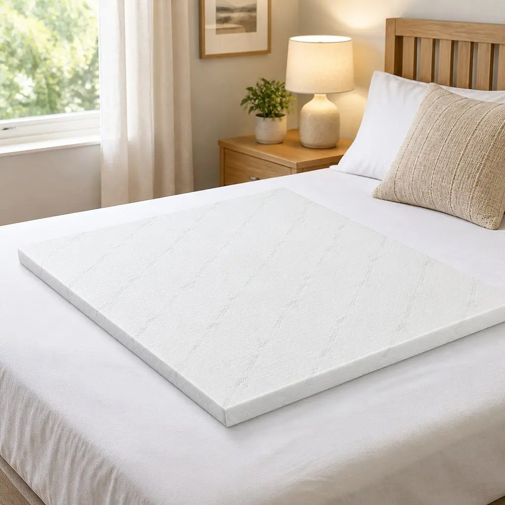 Memory Foam Mattress Topper Ventilated Gel 8cm Double Bed