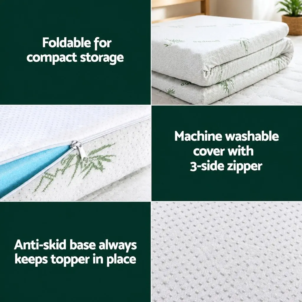 8cm Memory Foam Mattress Topper