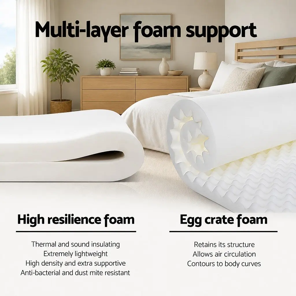 King Size Mattress Medium Firm 30cm Pocket Spring Sleep Support