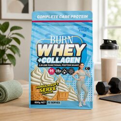 Whey & Collagen Protein Powder Vanilla 800g Women's Lean Muscle Recovery Fitness
