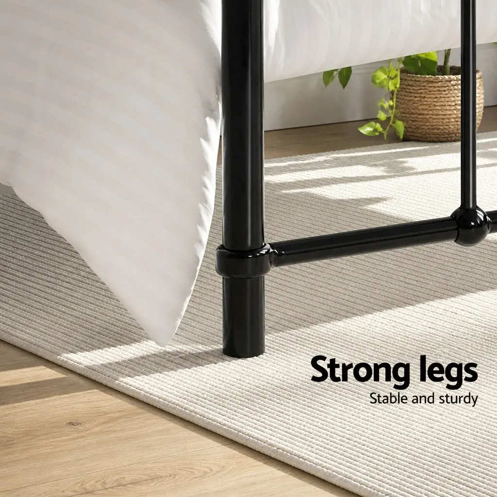 King Single Metal Bed Frame