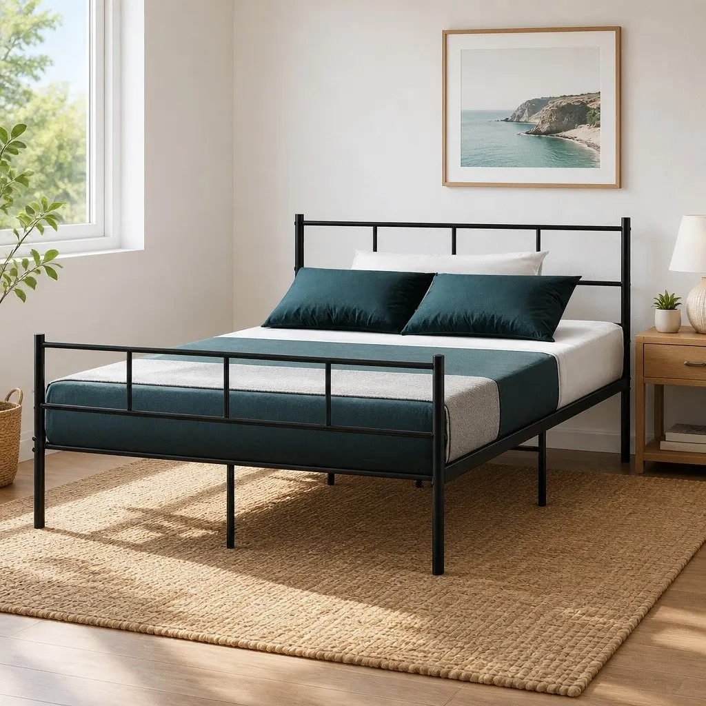 Double Bed Frame with Storage Solutions