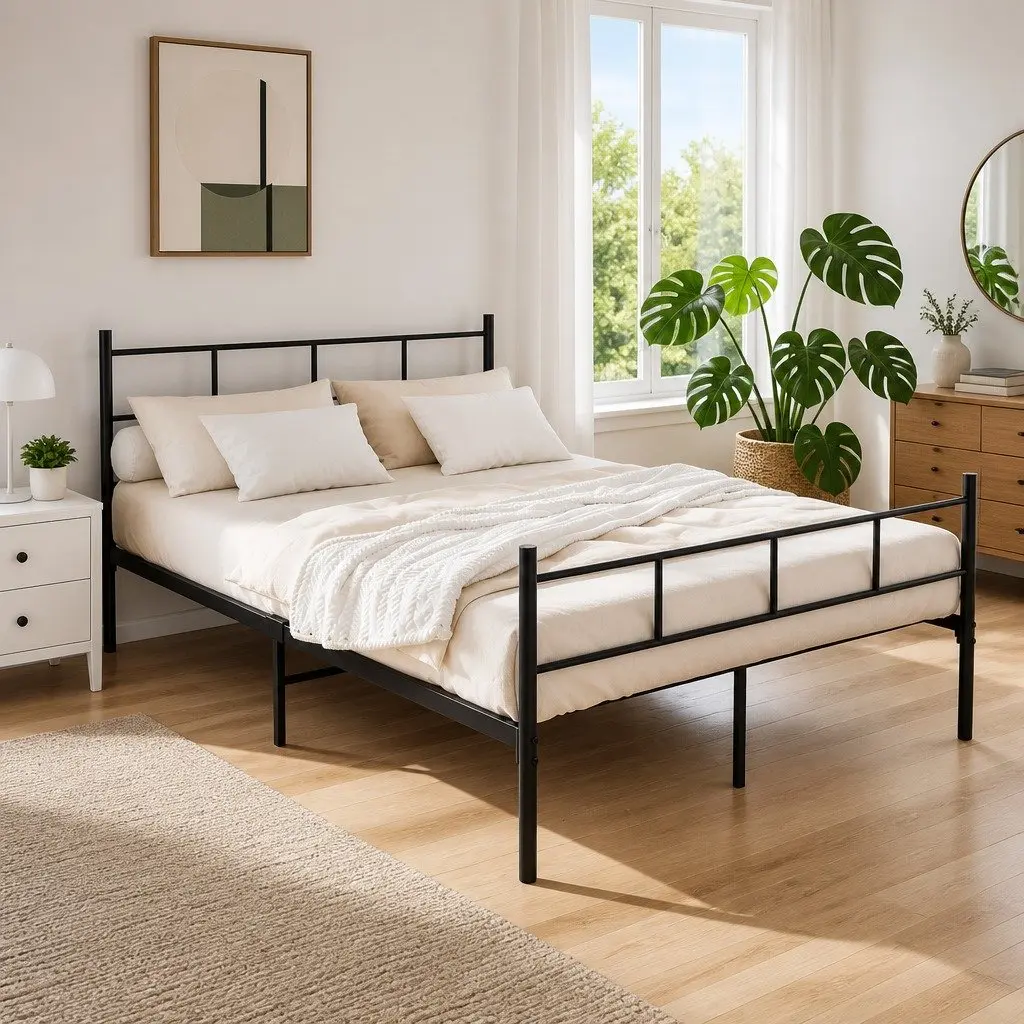 Double Bed Frame with Storage Solutions