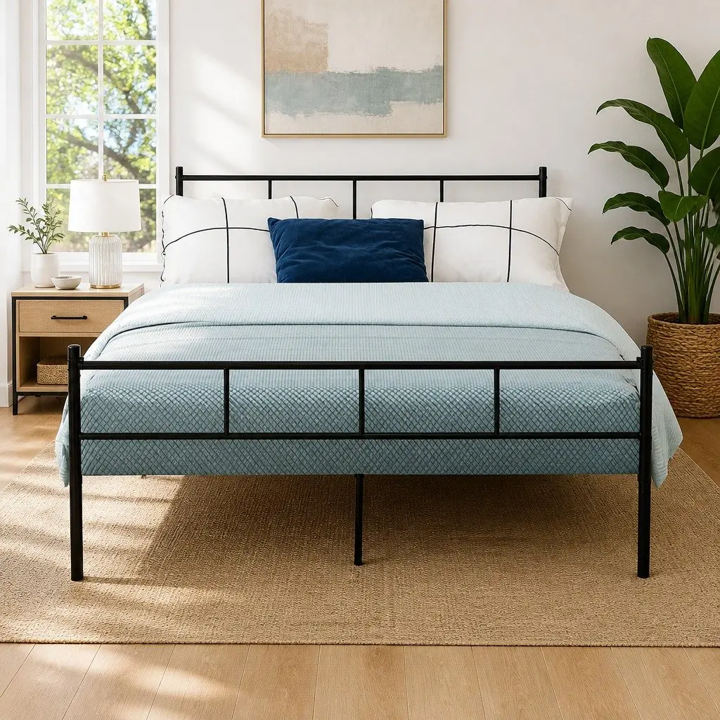 Double Bed Frame with Storage Solutions