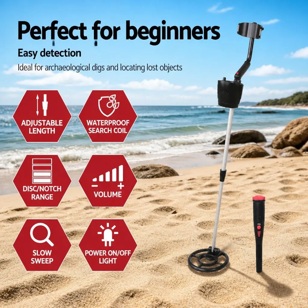 Metal Detector Pinpointer Treasure Hunter 180MM Deep Sensitive Waterproof