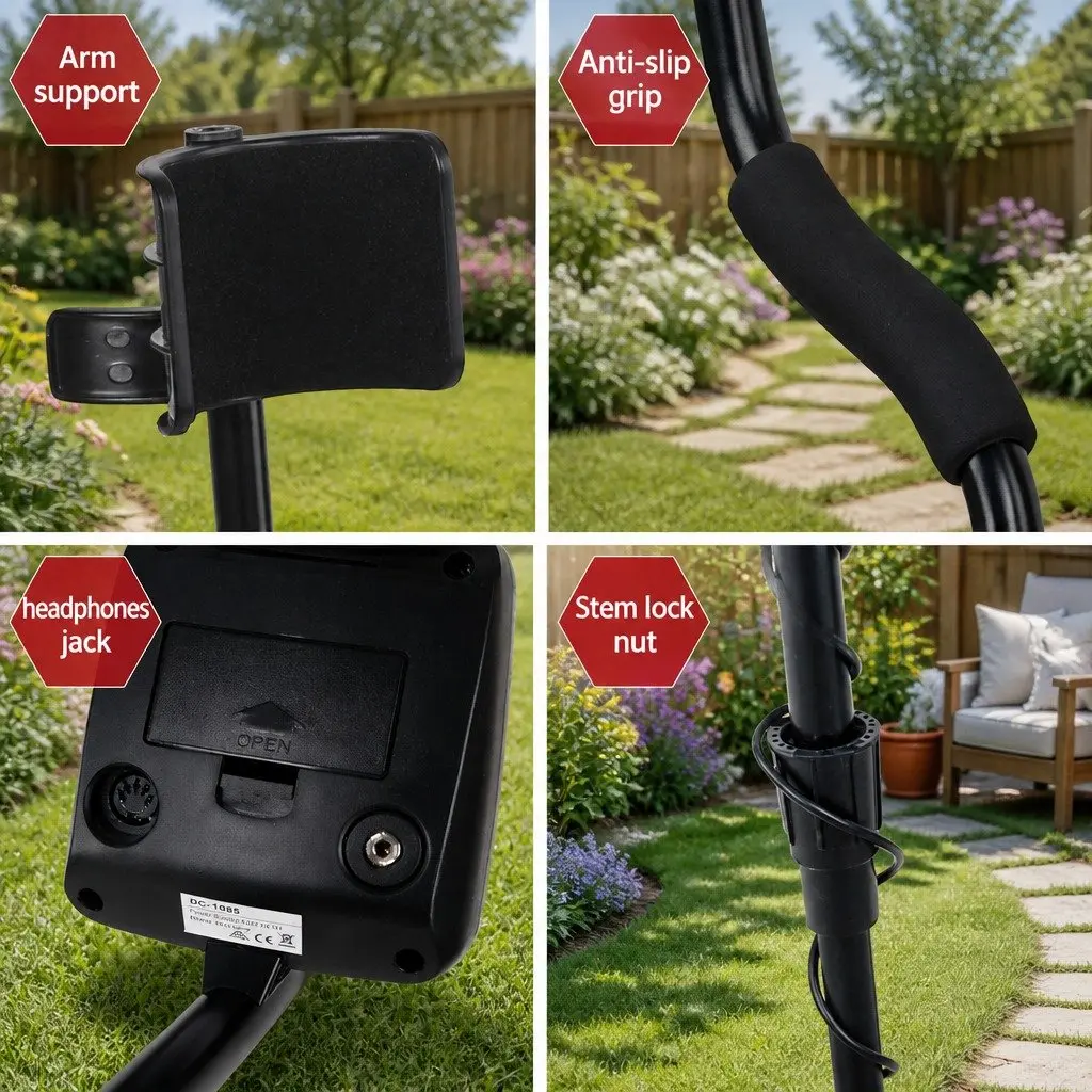 Metal Detector Waterproof Search Coil Adjustable Sensitivity 160mm