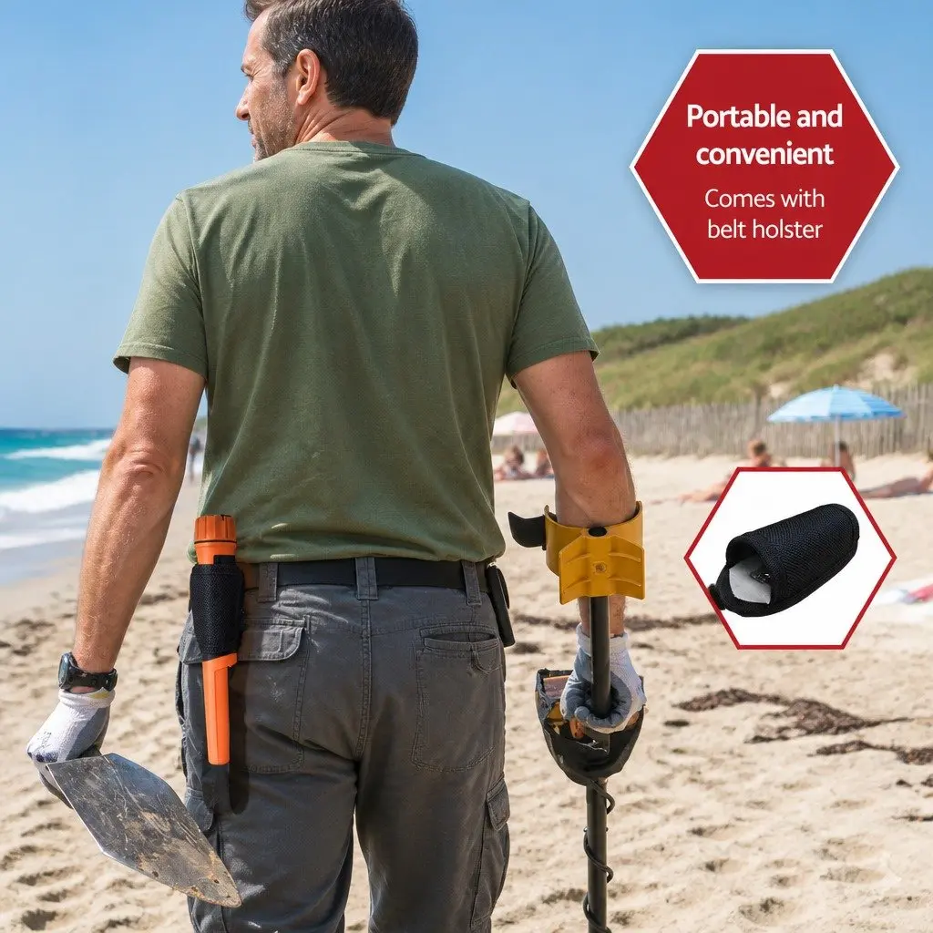 Metal Detector Waterproof Handheld 40MM Sensitive Pinpointer