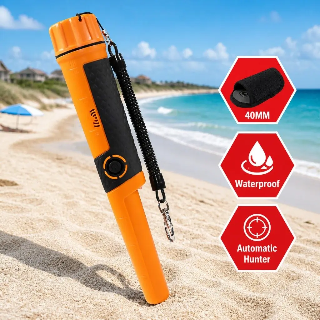 Metal Detector Waterproof Handheld 40MM Sensitive Pinpointer