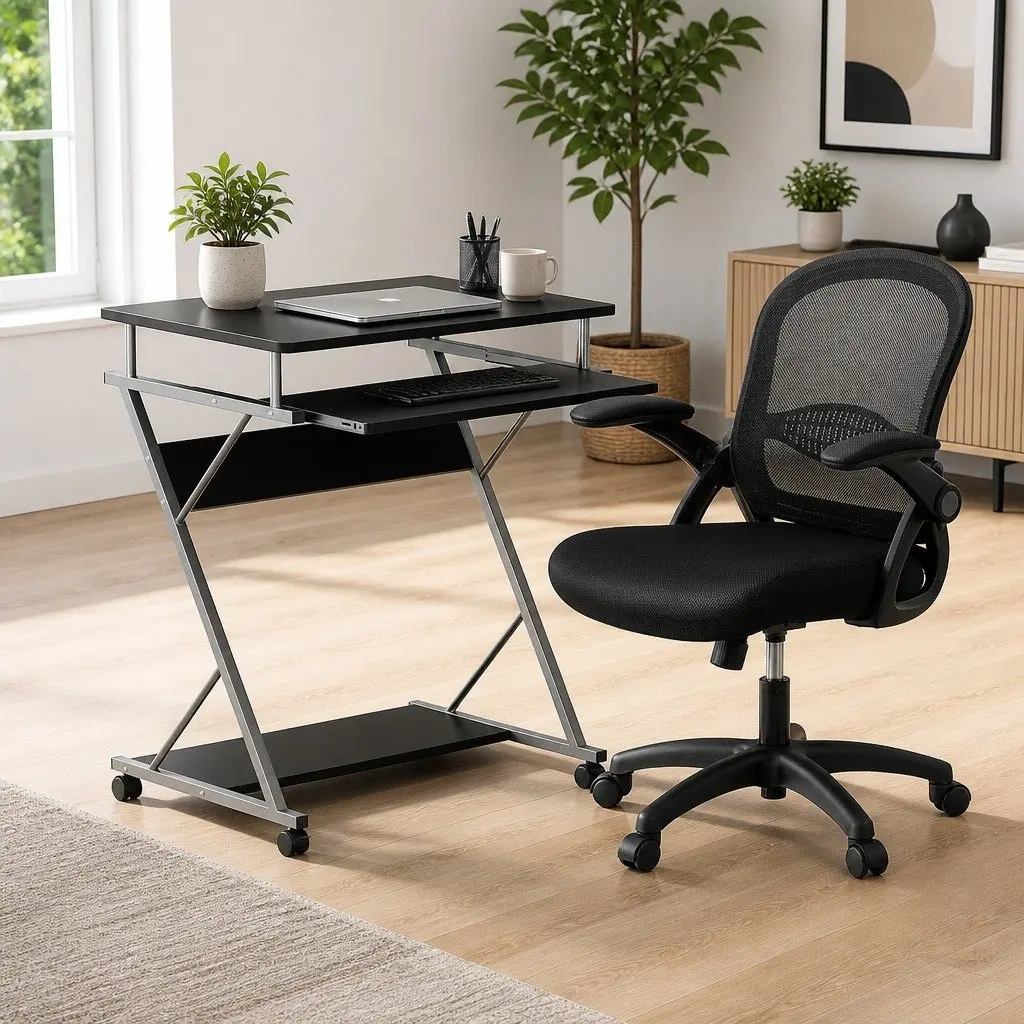 Computer Desk Office Chair Set
