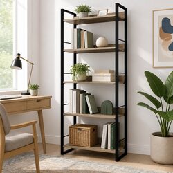5-Tier Bookshelf: A Friendly Addition to Your Home