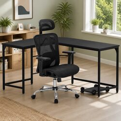 Your Perfect L-Shape Desk and Chair Combo