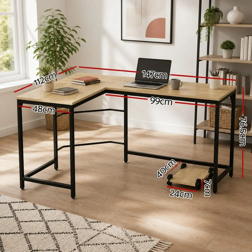 L-Shape Computer Desk for Home Office Needs
