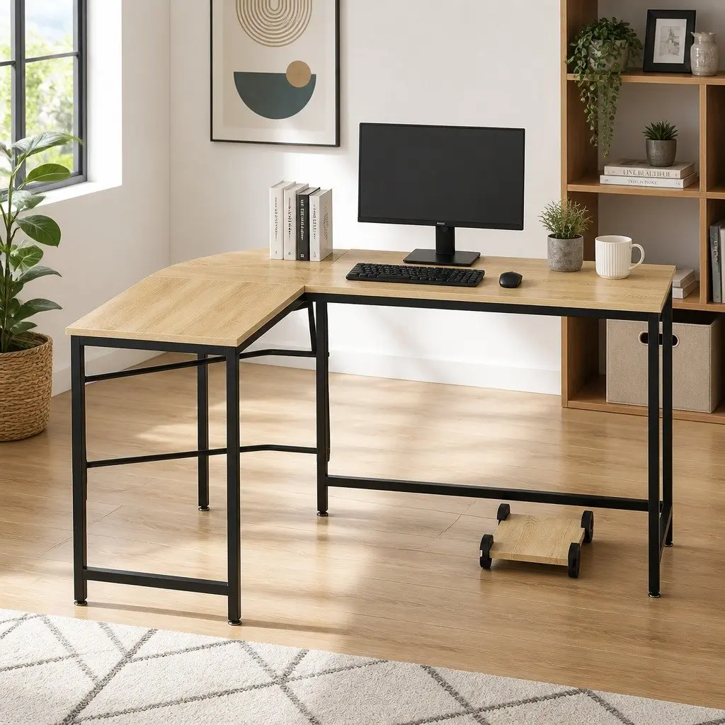 L-Shape Computer Desk for Home Office Needs