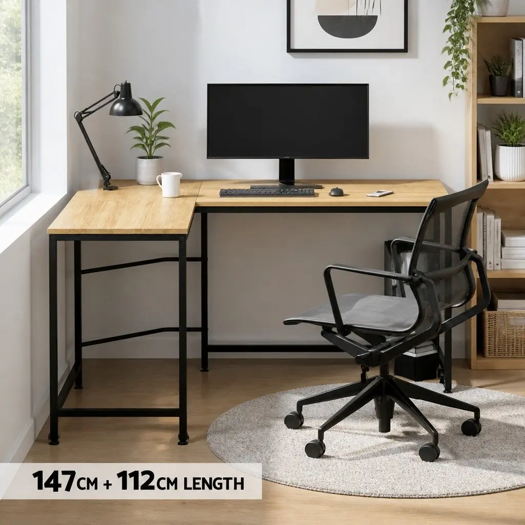 L-Shape Computer Desk for Home Office Needs