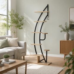 Plant Stand 6 Tier Ladder Corner Shelf Indoor Outdoor Storage Organizer