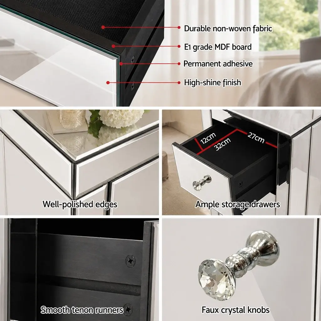 Set of 2 Bedside Tables