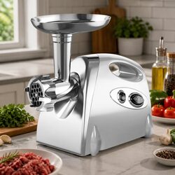 Electric Meat Grinder Mincer 800W Sausage Maker Three Grinding Plates Kitchen