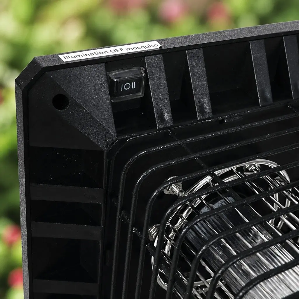Electric Mosquito Killer Lamp Solar USB Rechargeable 15cm x 15cm x 21.5cm
