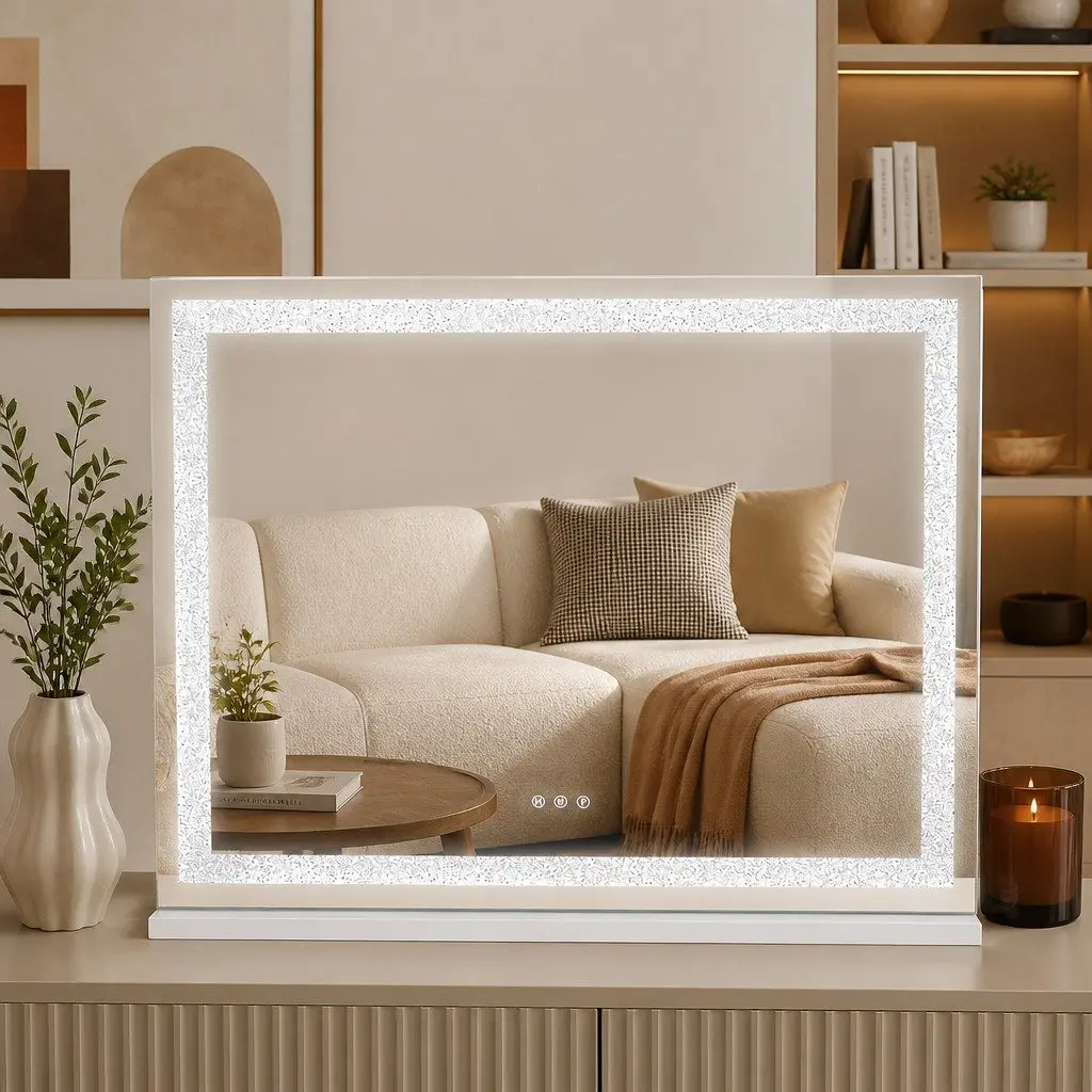 Makeup Vanity Mirror Touch Control LED Light 58cm with 5X Magnification