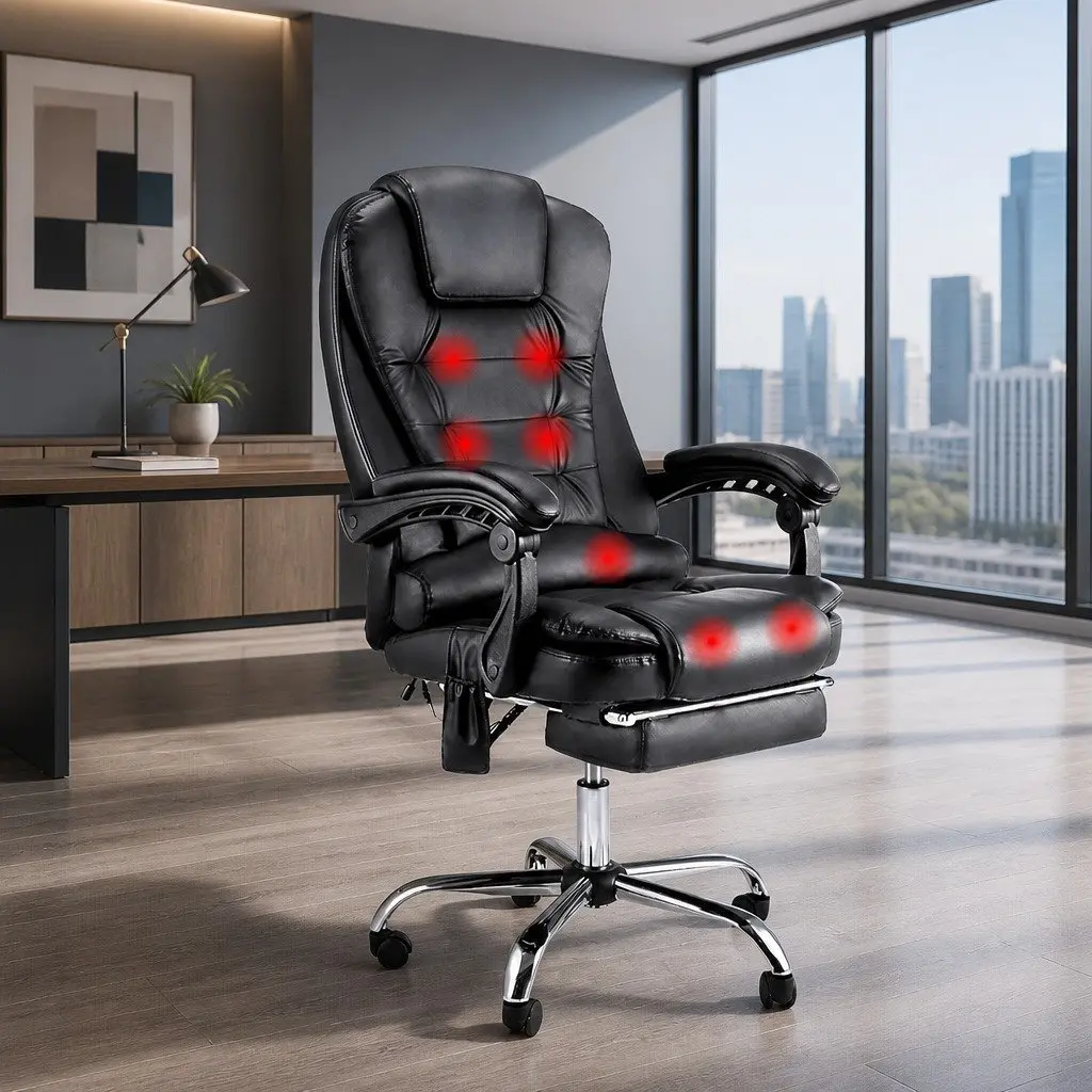 Office Chair with Massage Functionality