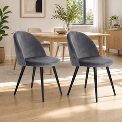 Set of 2 Velvet Dining Chairs for Your Dining Room