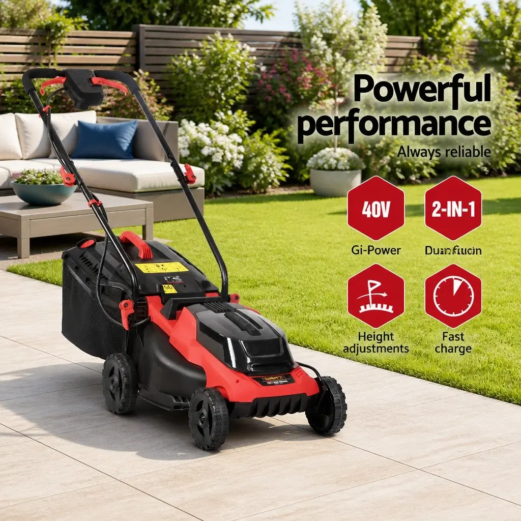Cordless Lawn Mower for Easy Maintenance
