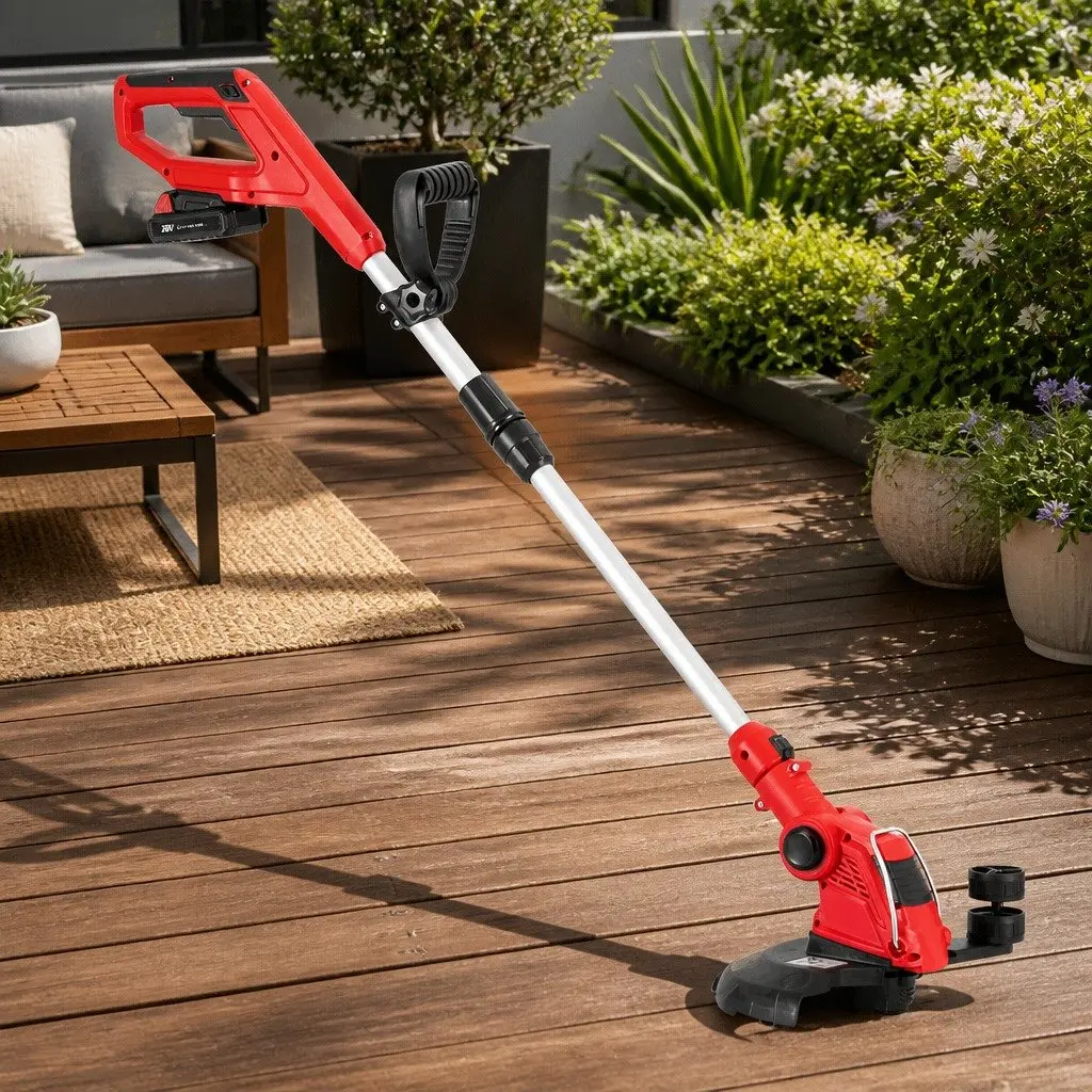 Cordless Line Trimmer 20V Grass Whipper Lawn Edger Lightweight Garden Tool