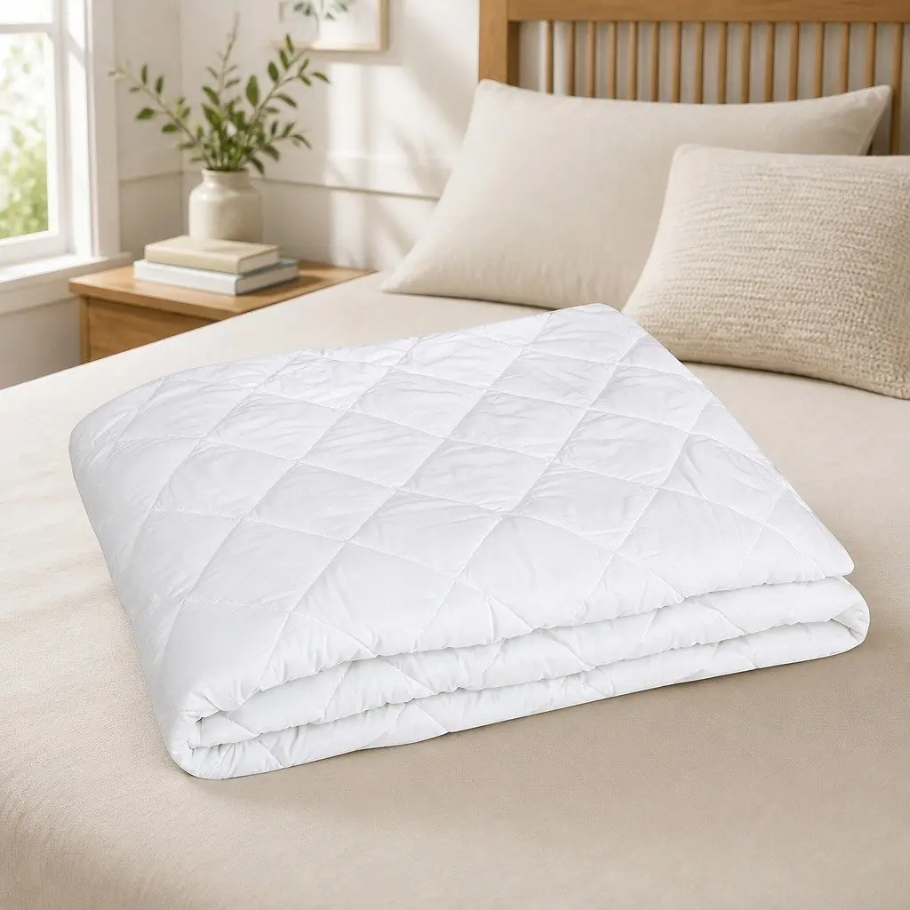 Fitted Waterproof Mattress Protector King Single Microfiber Dust Mite Prevention