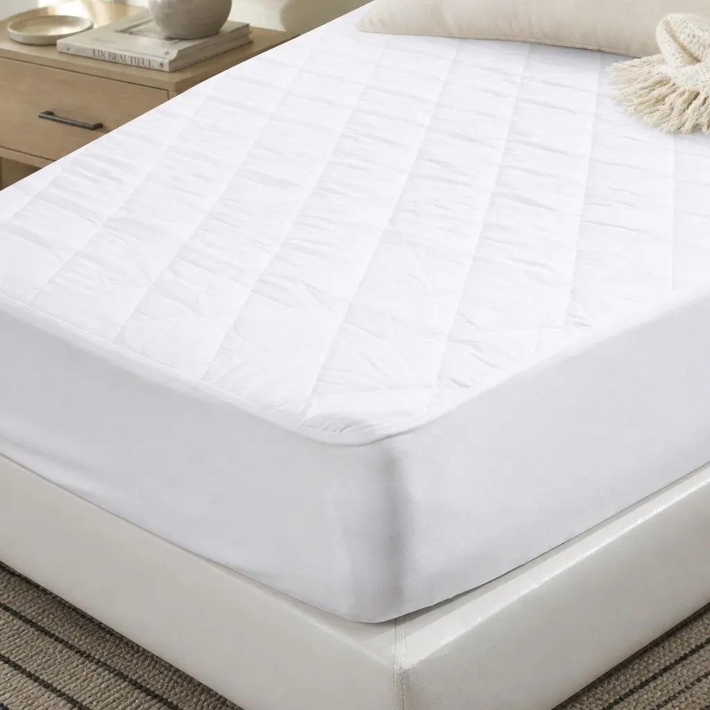 King Mattress Protector Waterproof Microfiber Fitted Quilted Dust Mite Allergen
