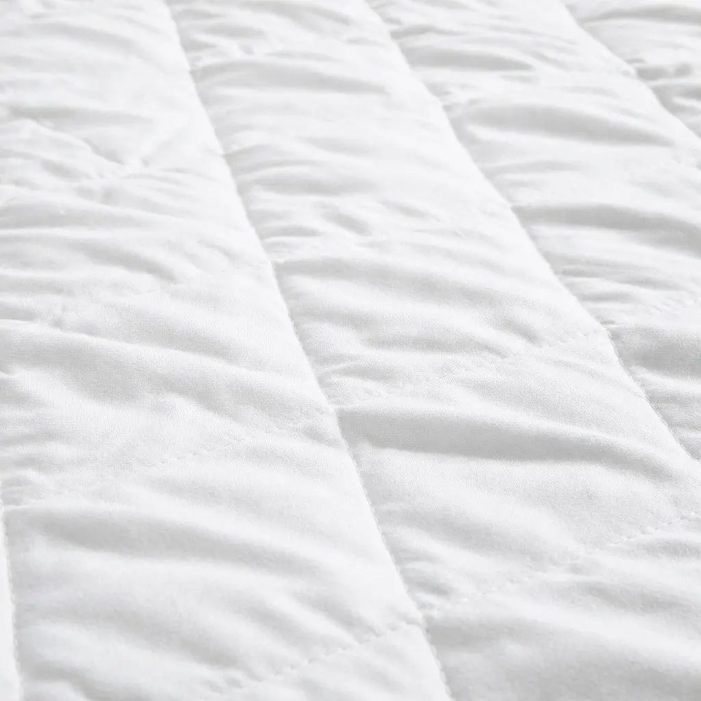 Single Mattress Protector Waterproof Microfibre Fitted Cover Hypoallergenic 188cm x 91cm
