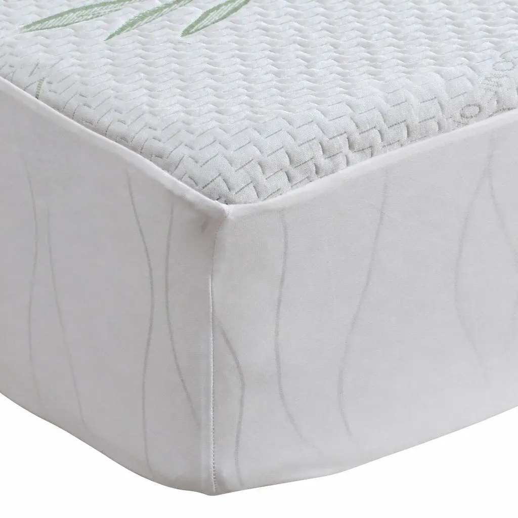 King Single Fitted Mattress Protector Waterproof Breathable Dust Mite Allergen 35cm or 40cm Depth